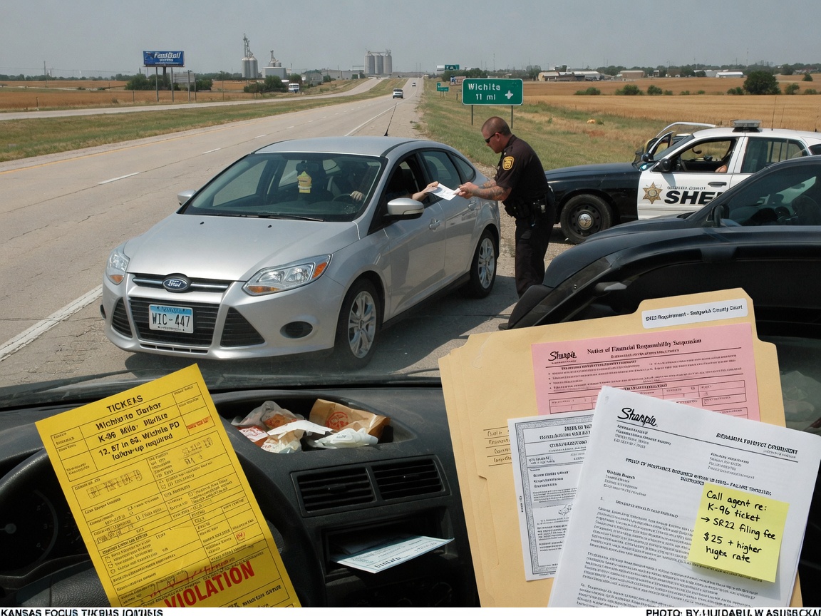 How a Speeding Ticket on K-96 Triggers SR22 in Wichita