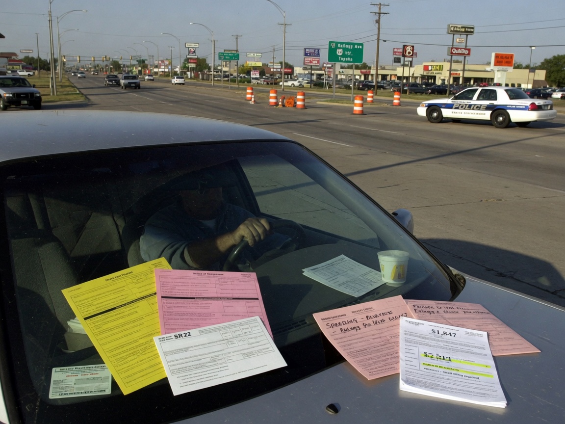 SR22 Insurance Costs for Wichita Drivers with Multiple Traffic Stops on Kellogg Avenue